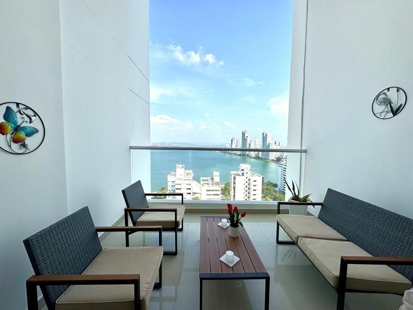 Amazing Balcony - Bay Views- Bocagrande * Cartagena